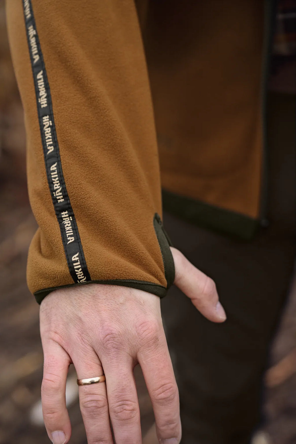 Kamko Fleece - Forest night/Rustique clay