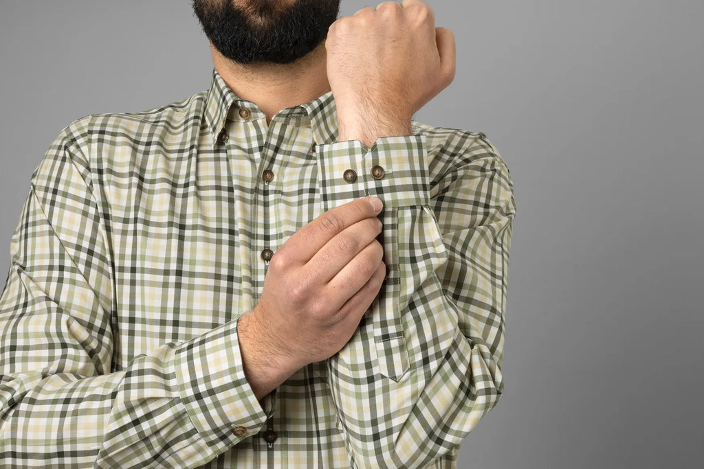 Milford shirt - Beech green check
