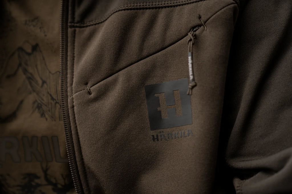 Olaf fleece jacket - Willow green/Shadow grey