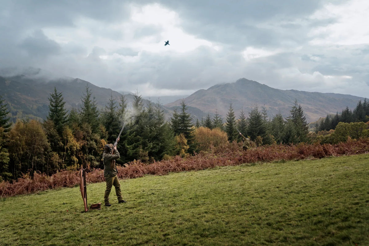 Rannoch HWS shooting jacket - Willow green