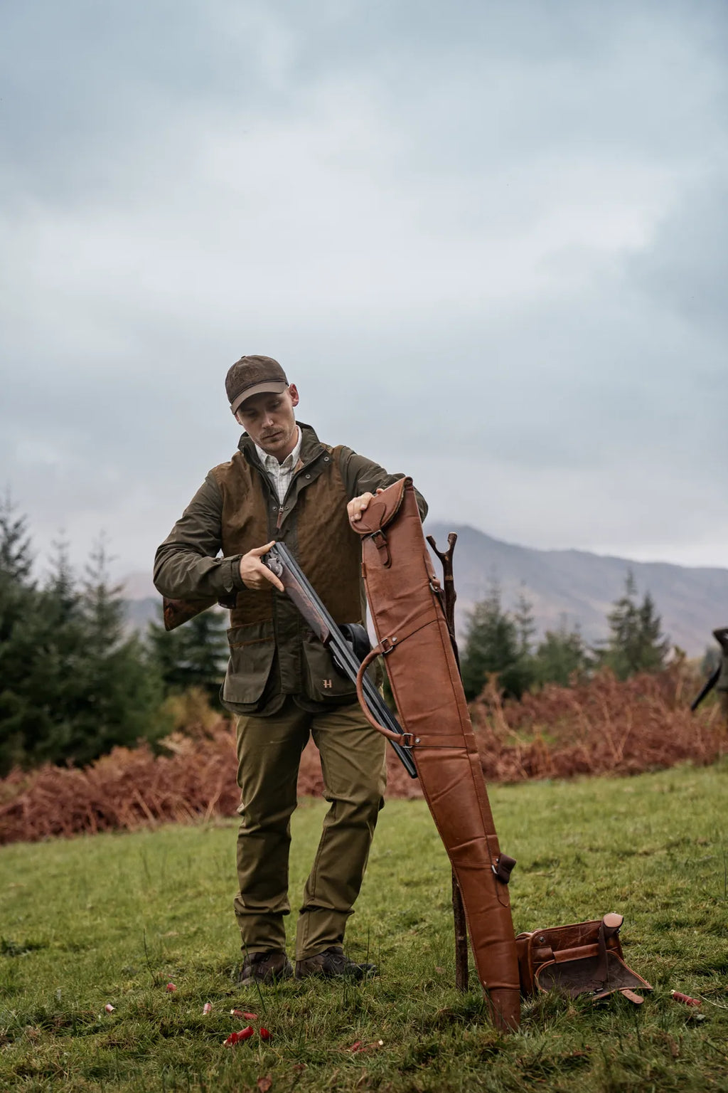 Rannoch HWS shooting jacket - Willow green