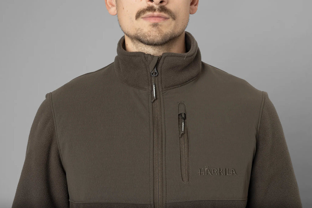 Härkila Fjell fleece jacket - Shadow brown