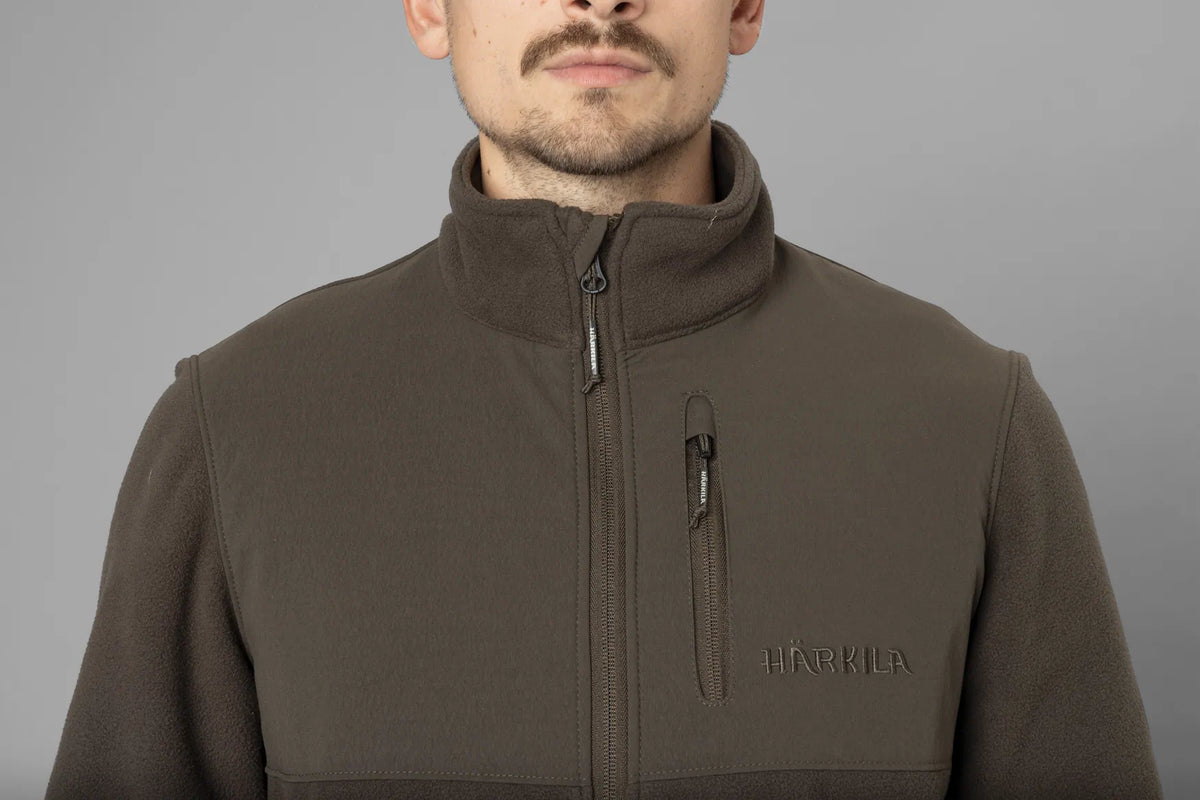 Härkila Fjell fleece jacket - Shadow brown