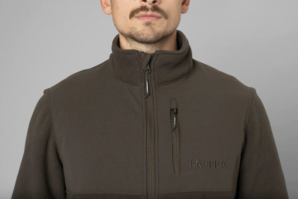 Härkila Fjell fleece jacket - Shadow brown