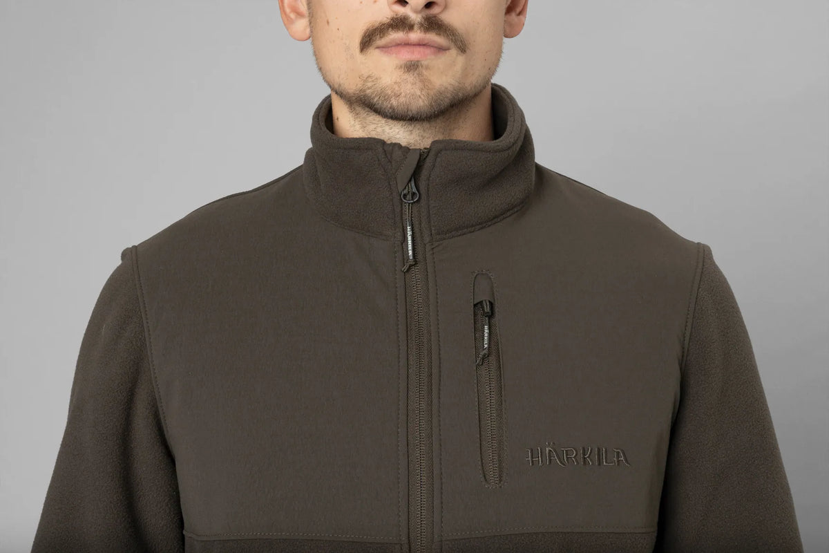 Härkila Fjell fleece jacket - Shadow brown