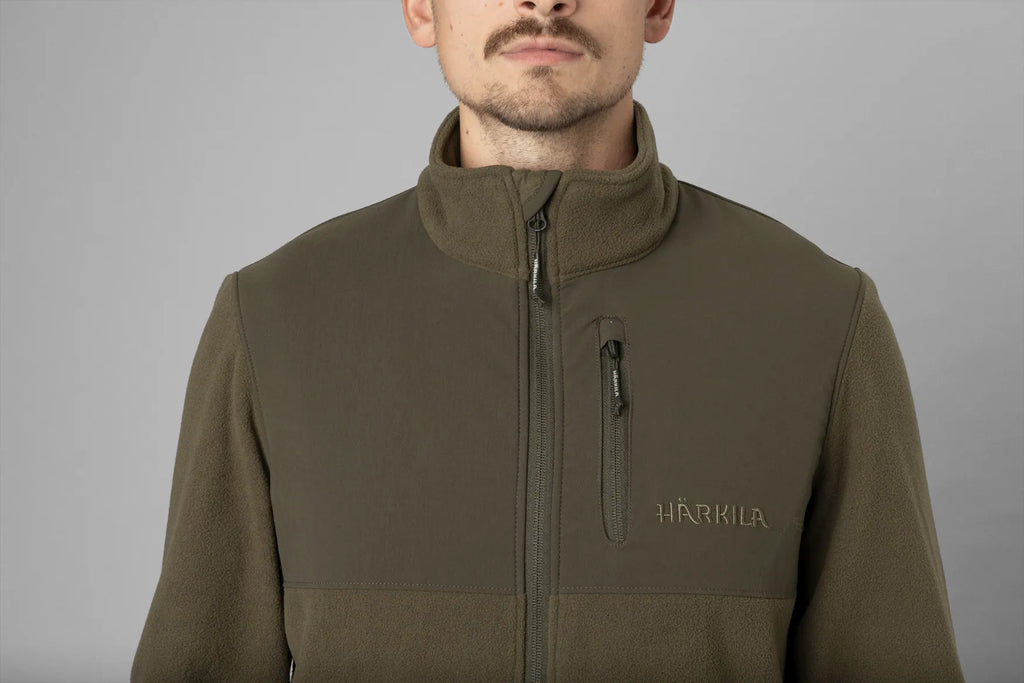 Härkila Fjell fleece jacket - Light willow green