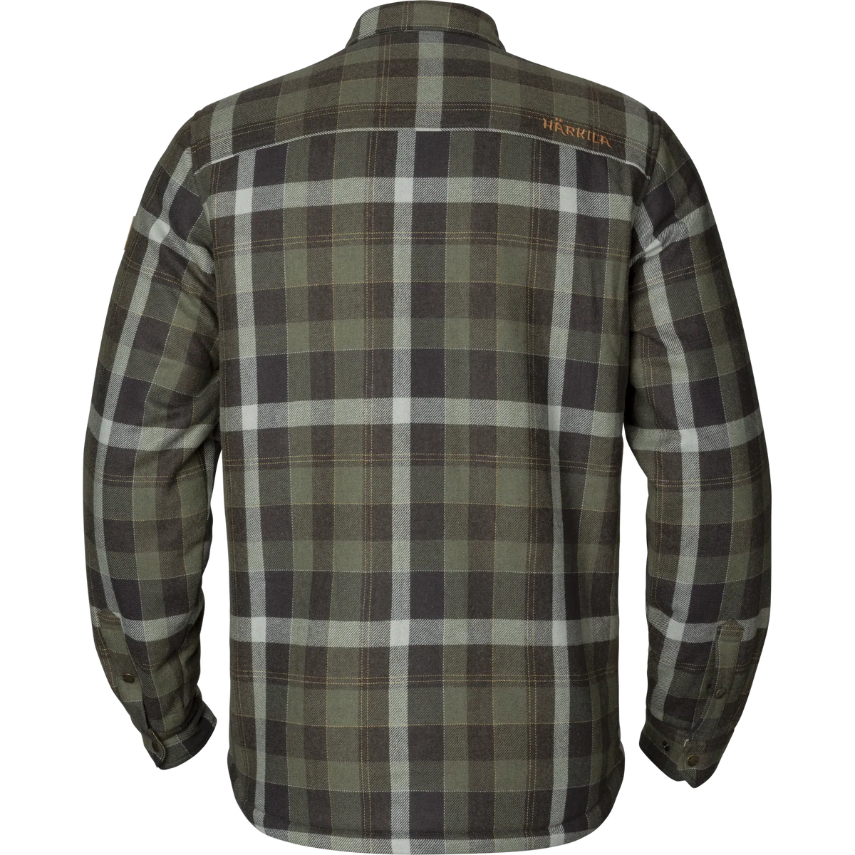 Asmund Insulated wool shirt jacket - Willow green/Phantom