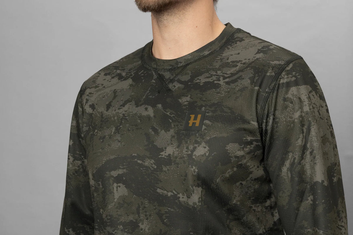 Härkila NOCTYX camo L/S t-shirt - AXIS MSP®Black