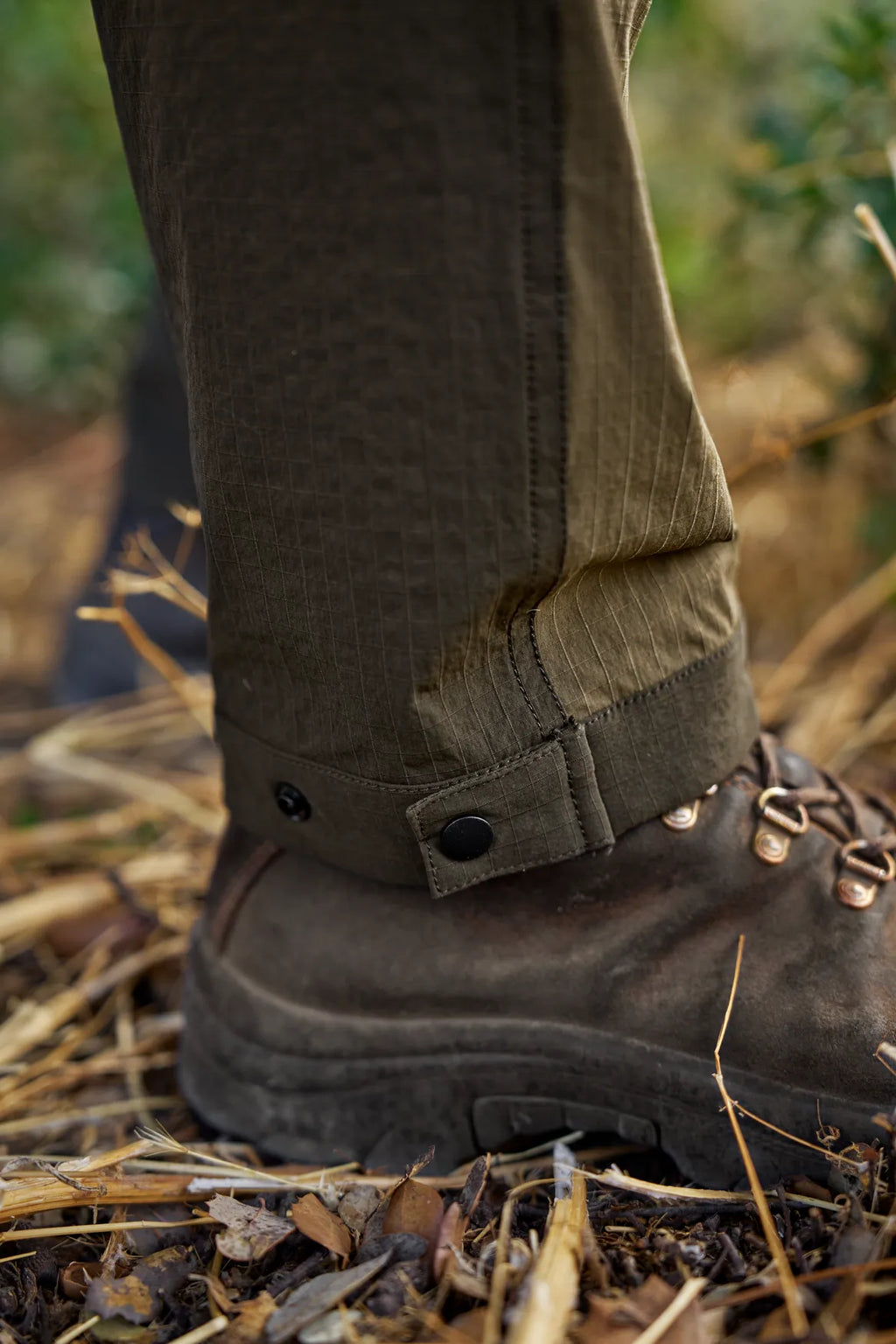Logmar lightweight zip off trousers - Dark olive/Willow green