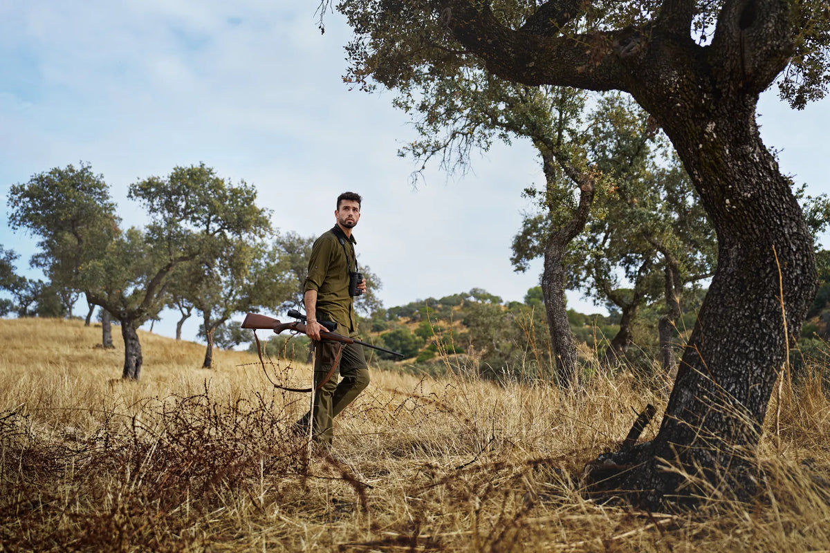 Logmar lightweight zip off trousers - Dark olive/Willow green