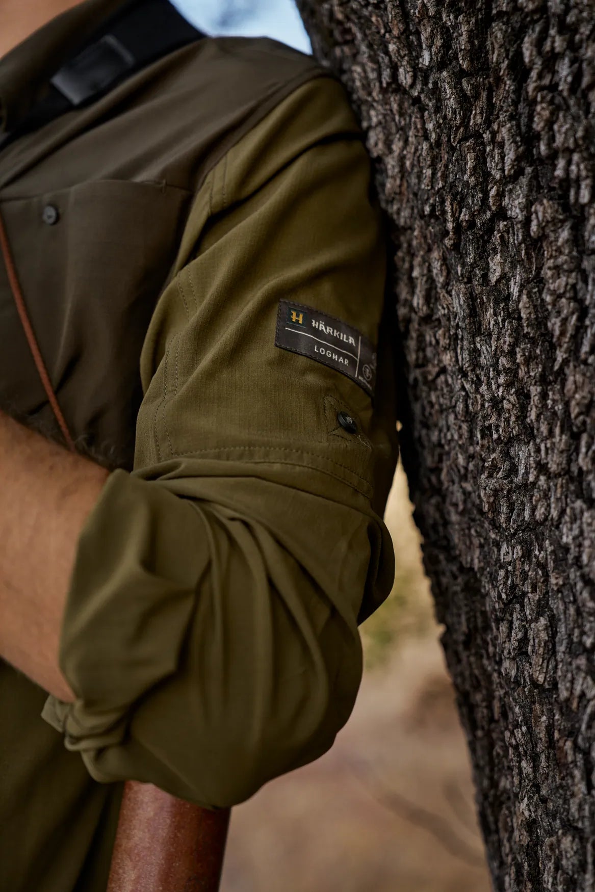 Logmar lightweight L/S shirt - Dark olive/Willow green