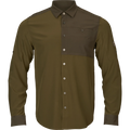 Logmar lightweight L/S shirt - Dark olive/Willow green