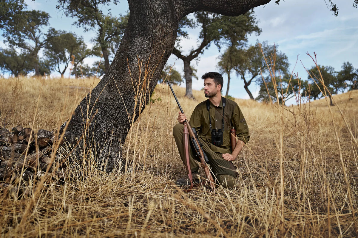 Logmar lightweight L/S shirt - Dark olive/Willow green