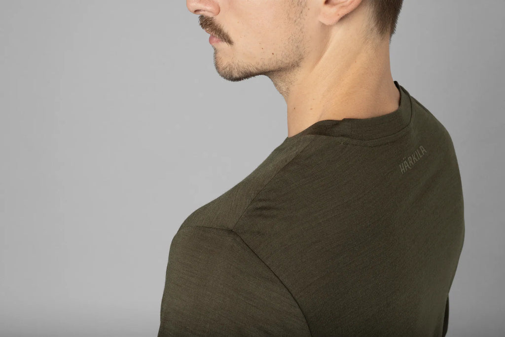 Härkila Base All Season L/S t-shirt - Willow green