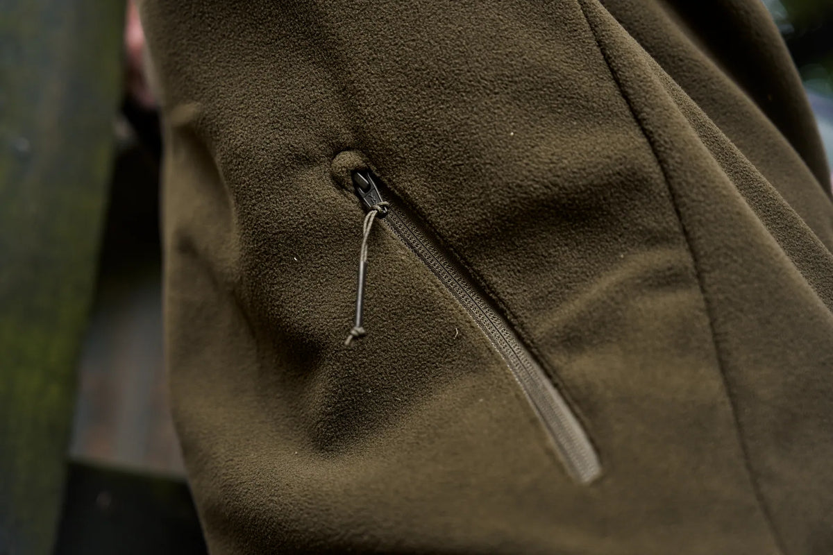 Härkila Fjell fleece waistcoat - Hunting green/Willow green
