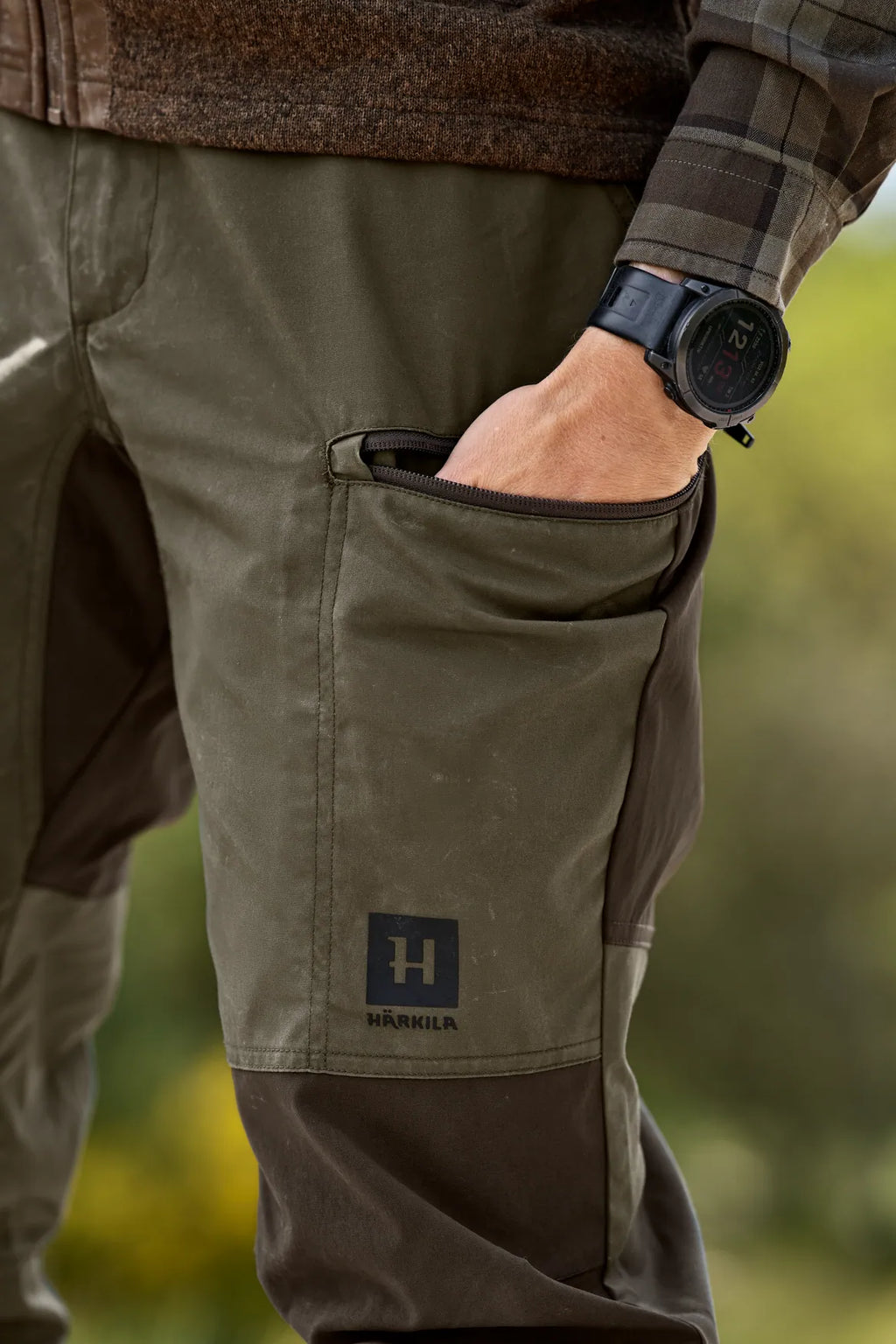 Härkila Fjell Trousers - Grape leaf/Willow green