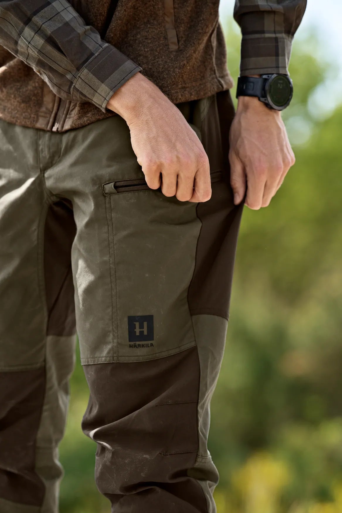 Härkila Fjell Trousers - Grape leaf/Willow green