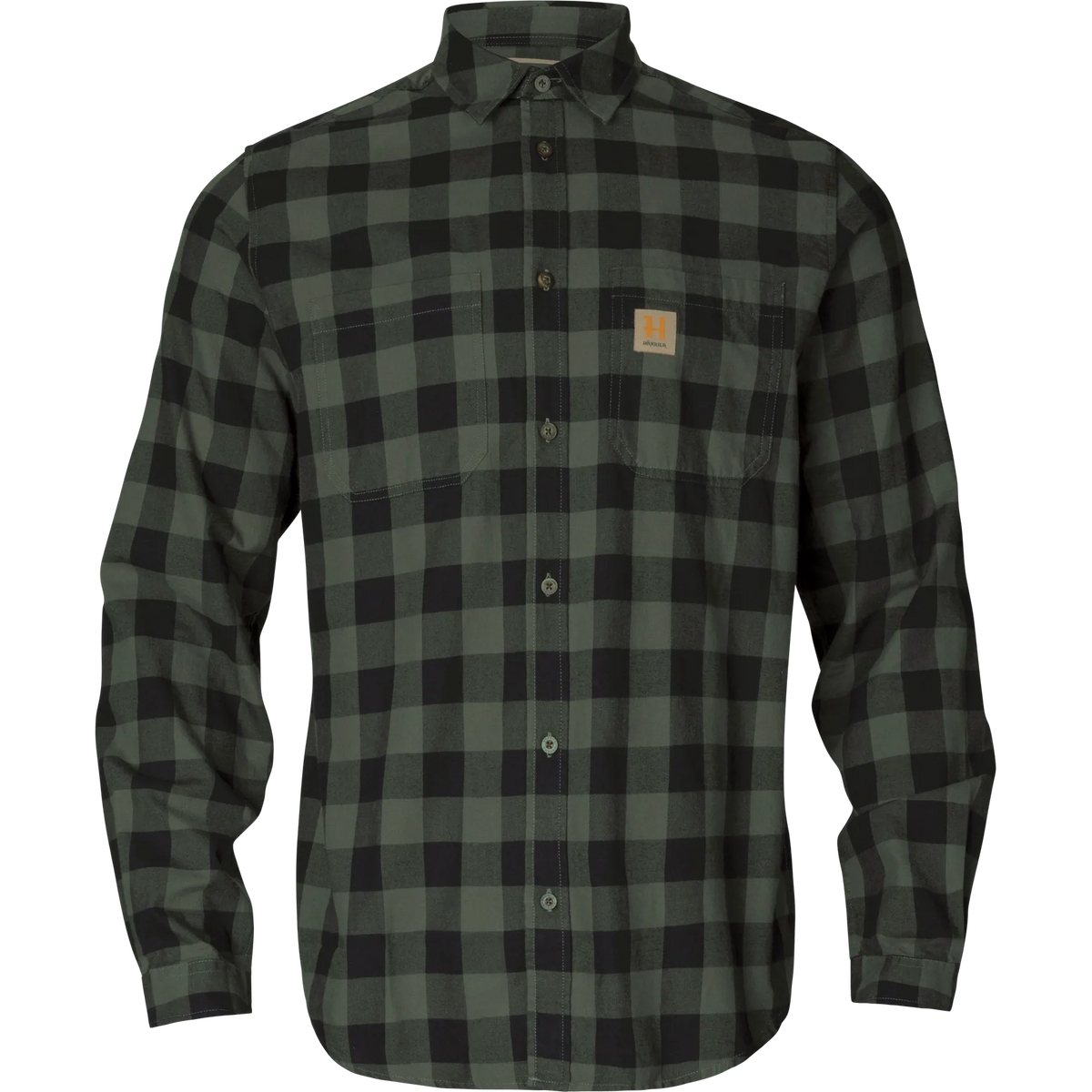 Härkila Scandinavian L/S shirt - Green check