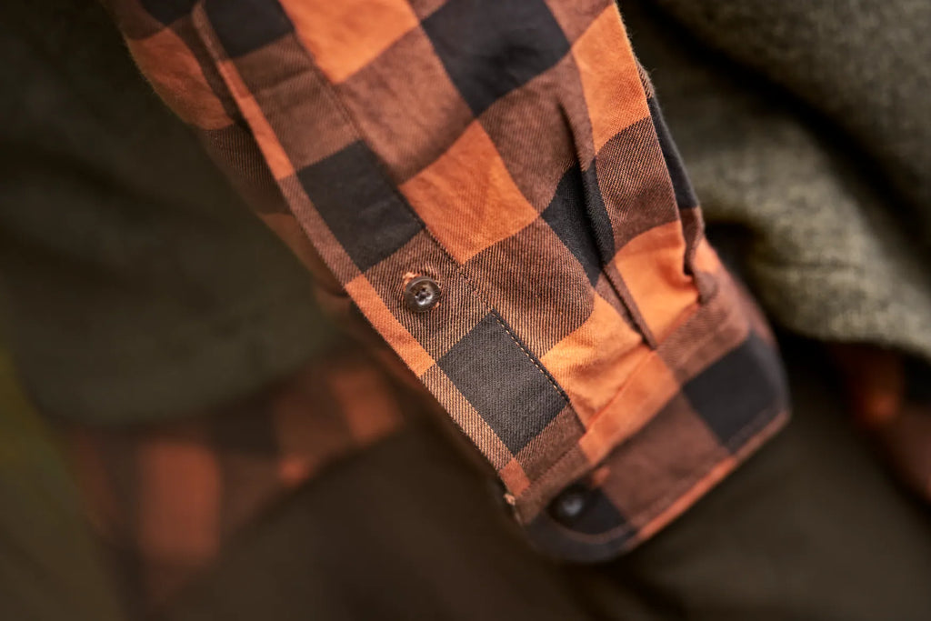 Härkila Scandinavian L/S shirt - Mandarin check