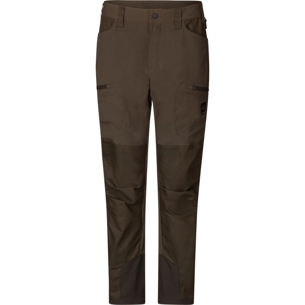 Runa trousers Women - Slate brown/Willow green