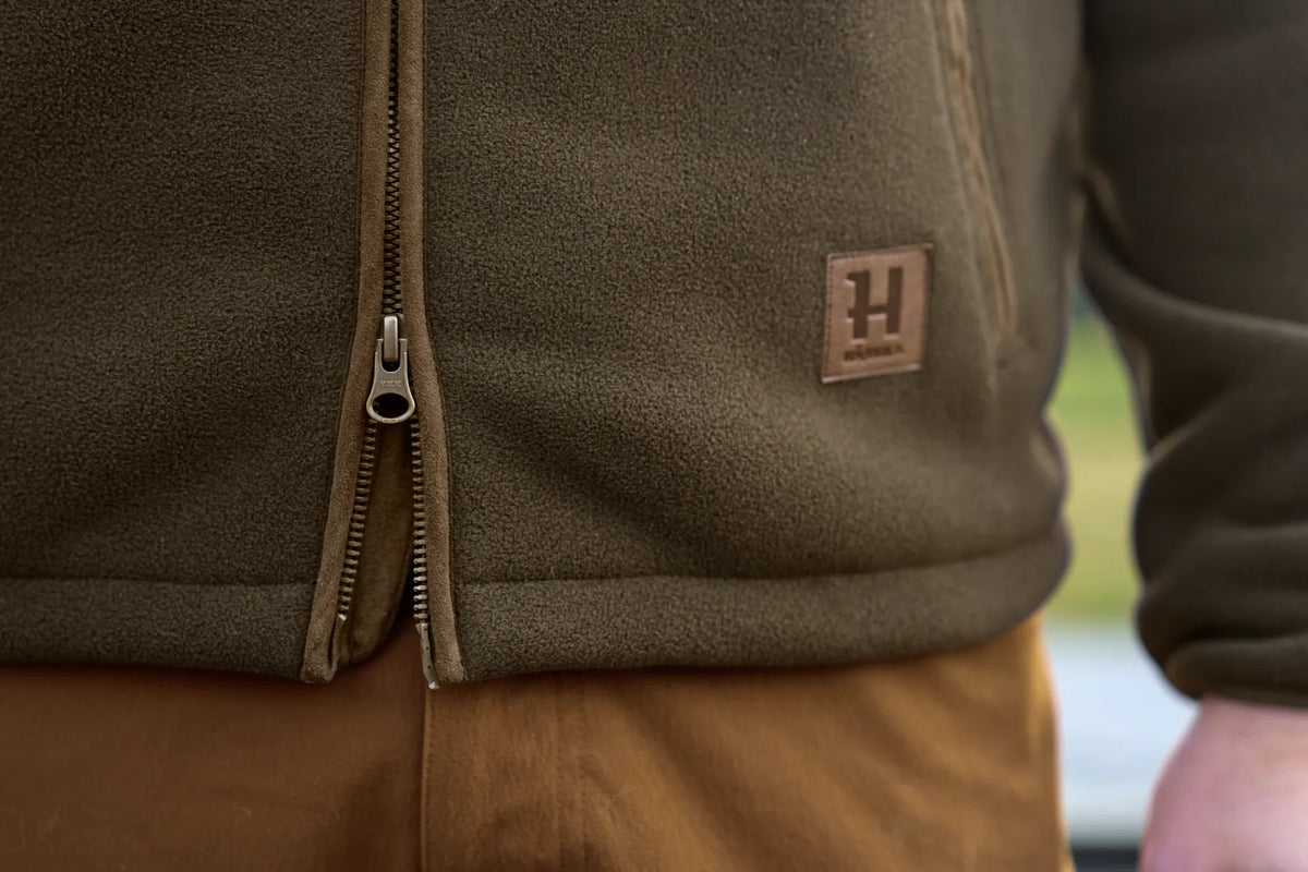 Sandhem sherpa fleece jacket - Willow green