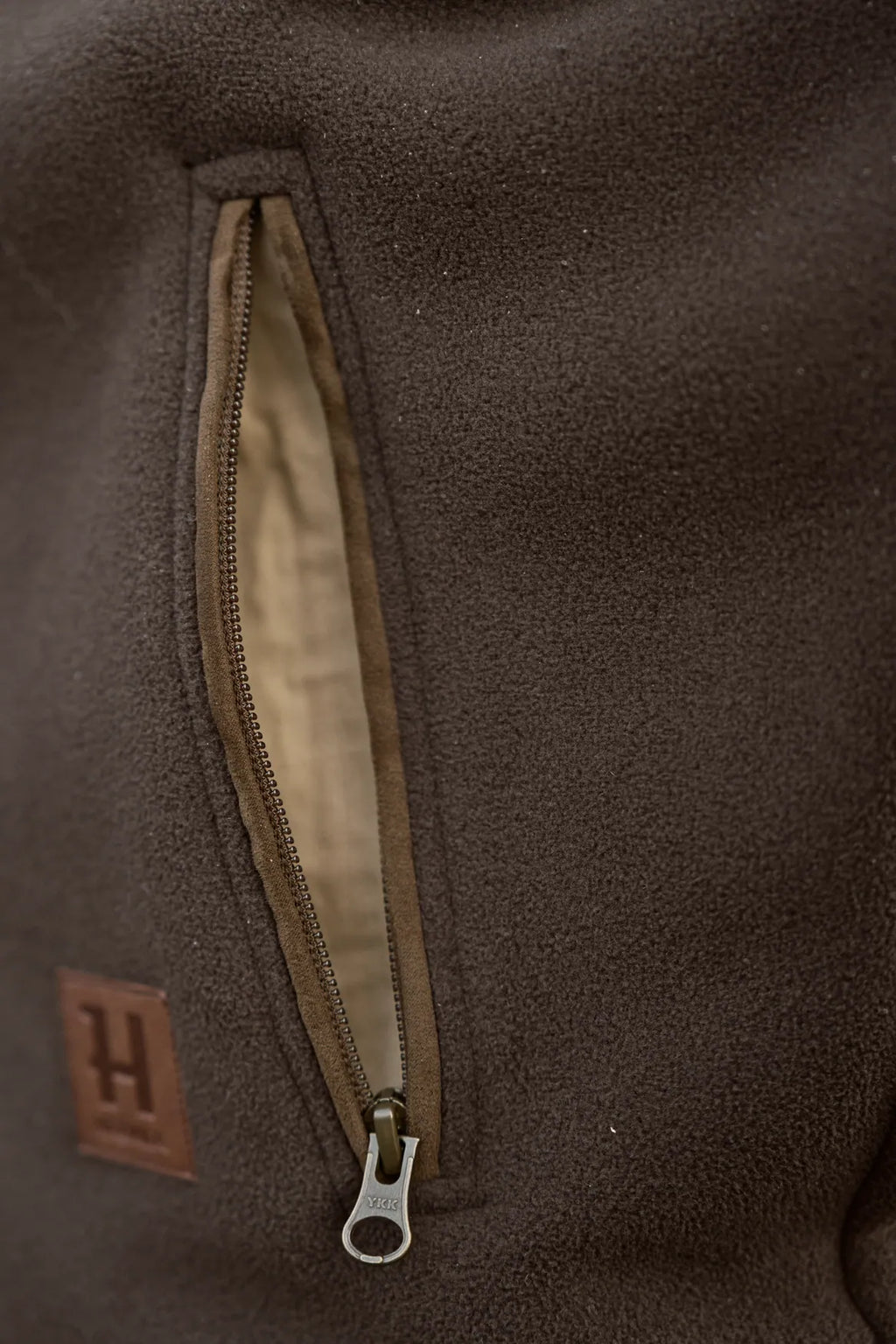 Sandhem sherpa fleece jacket - Demitasse brown