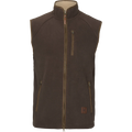 Sandhem sherpa fleece waistcoat - Demitasse brown