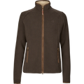 Sandhem sherpa fleece jacket W - Demitasse brown