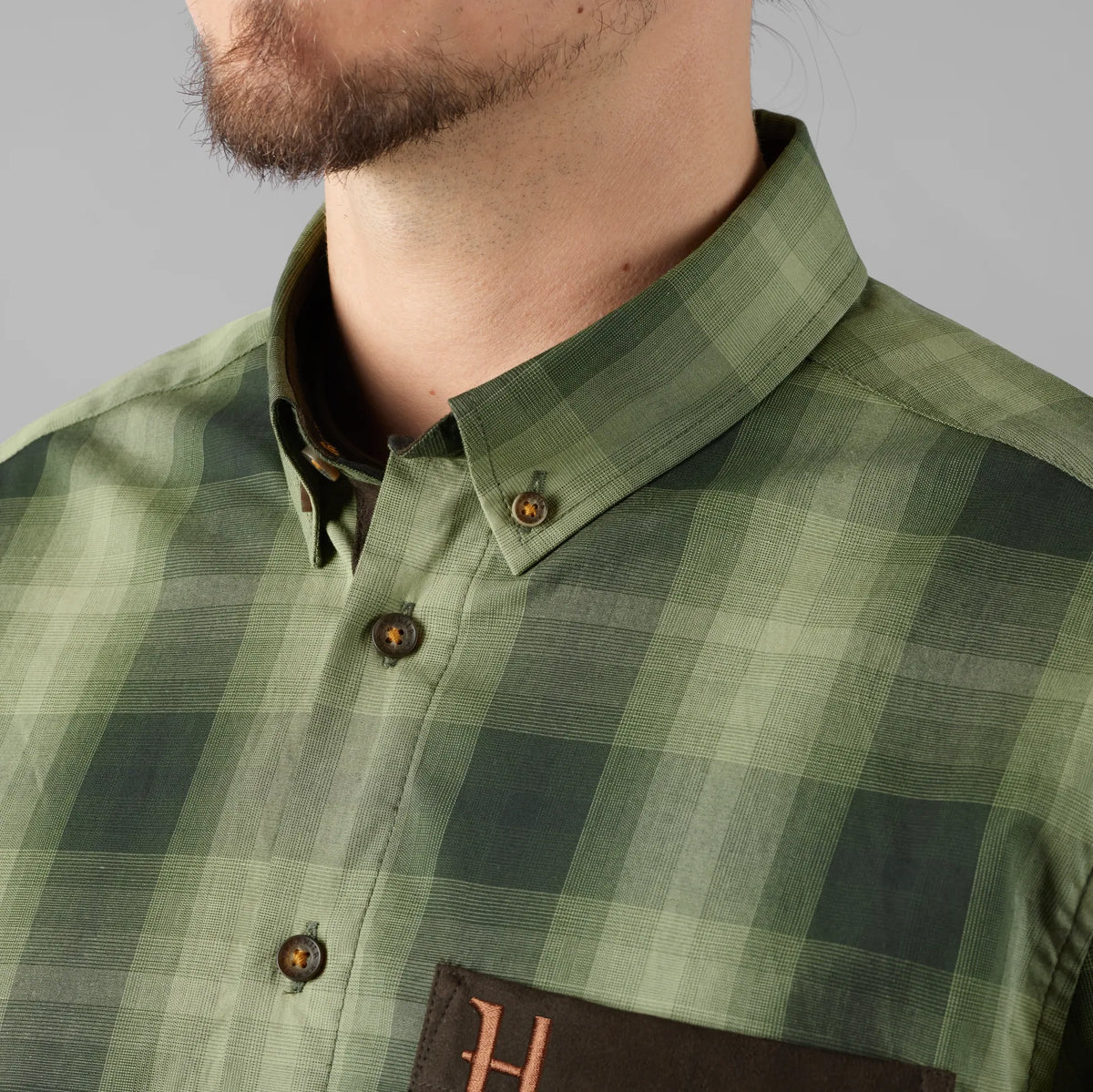 Akkan L/S shirt - Duffel green