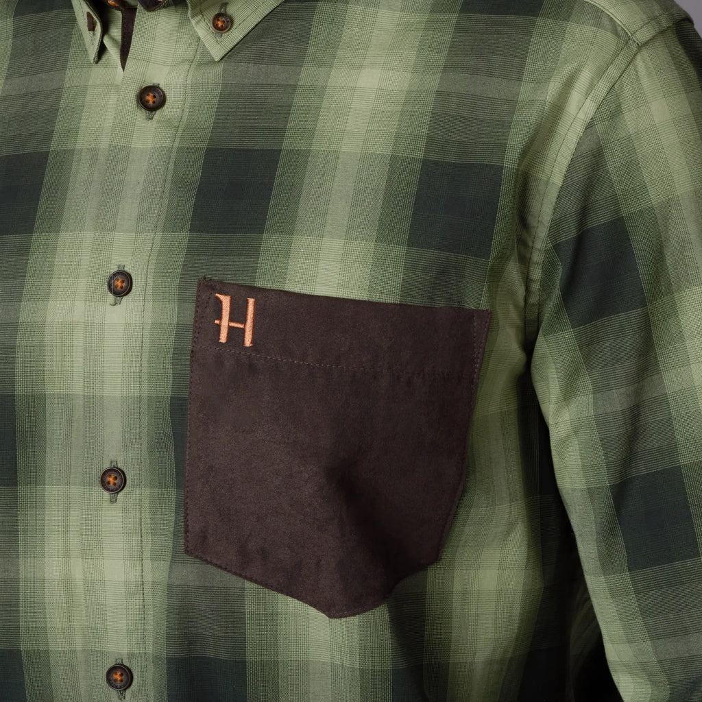 Akkan L/S shirt - Duffel green