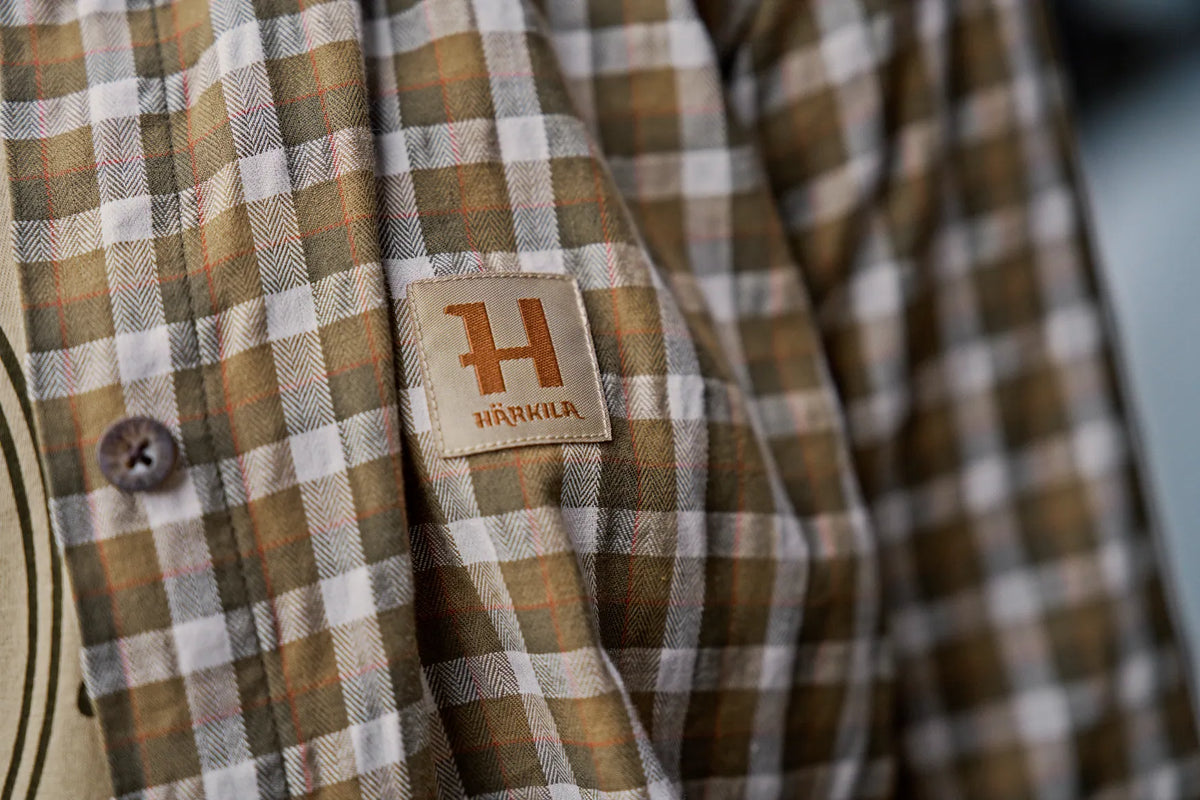 Härkila Fjell L/S shirt women - Dark olive check