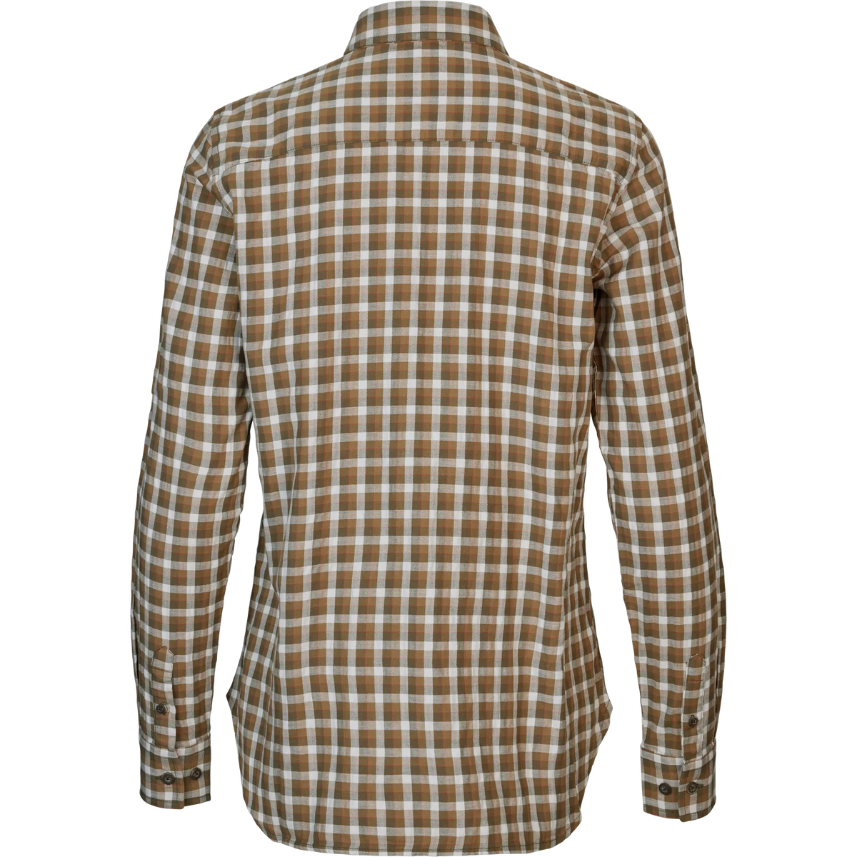 Härkila Fjell L/S shirt women - Dark olive check