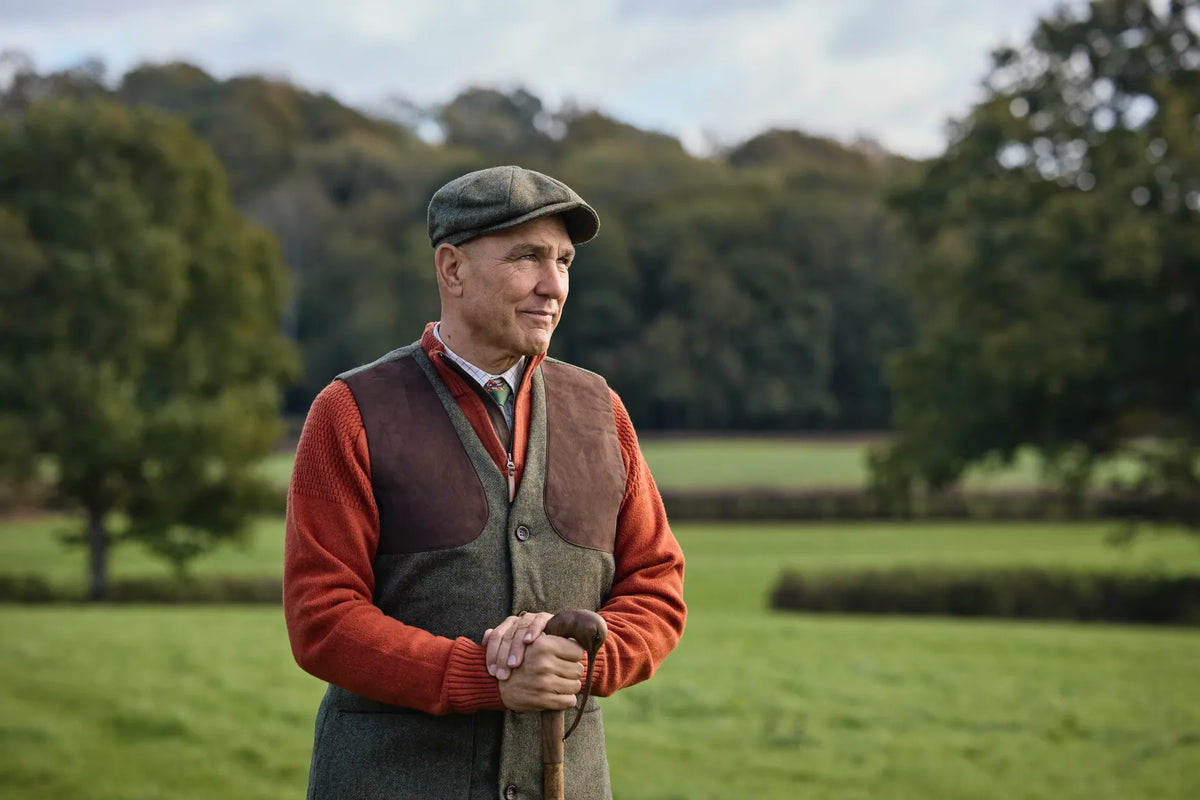 Vincent merino half zip pullover - Bombay brown