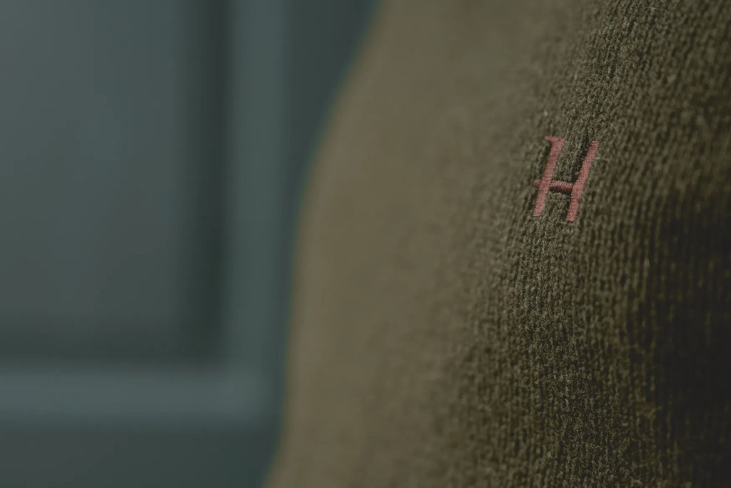 Vincent merino v-neck pullover - Rosin