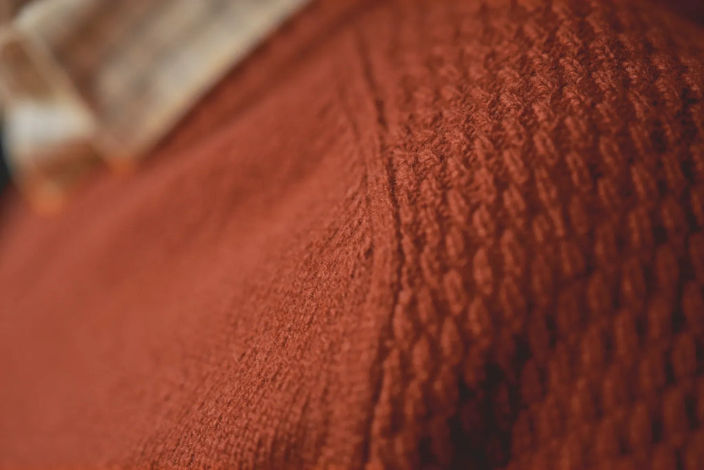 Vincent merino v-neck pullover - Bombay brown