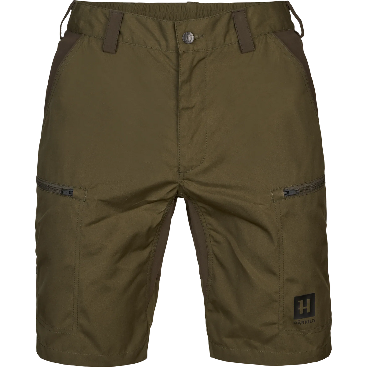 Härkila Fjell shorts - Dark olive/Willow green