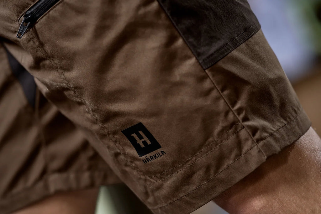 Härkila Fjell shorts - Dark earth/Shadow brown