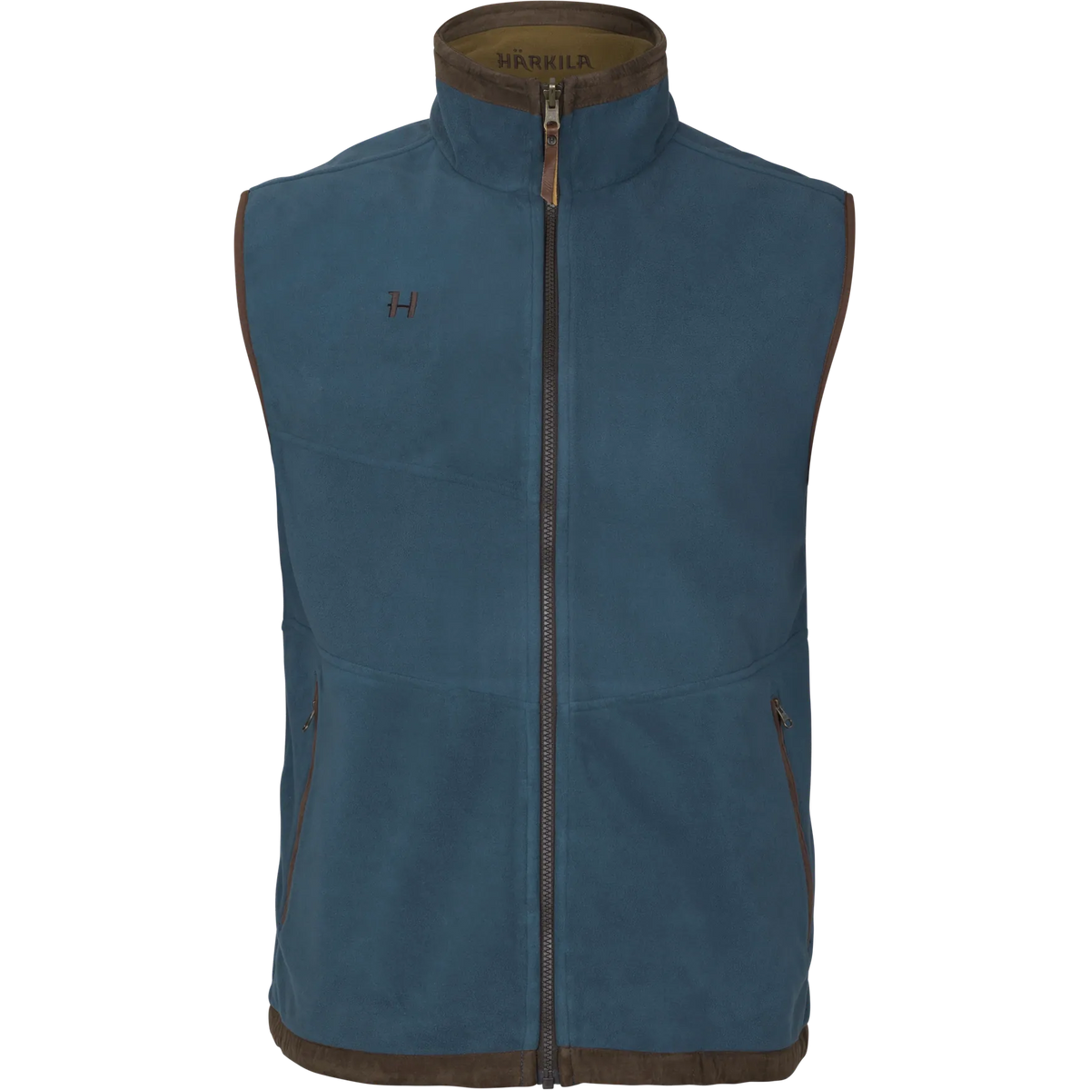 Kamko Estate WSP reversible waistcoat - Dark olive/Sea blue