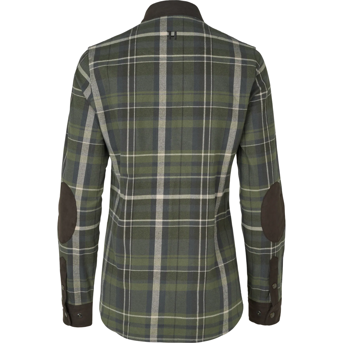 Pajala L/S shirt W - Olive check