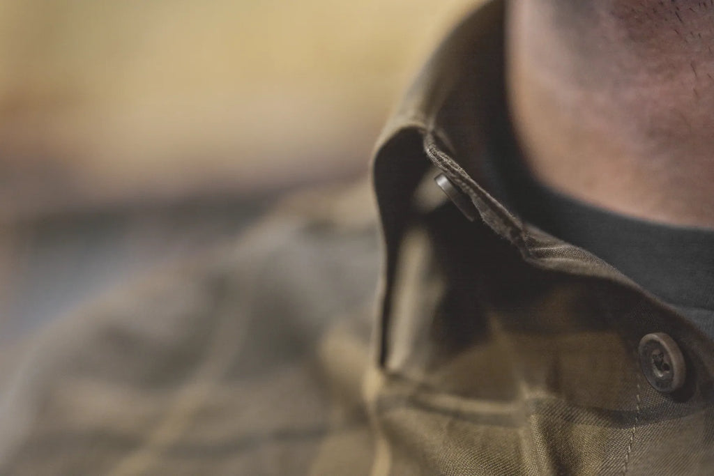 Akse L/S Shirt - Willow green check