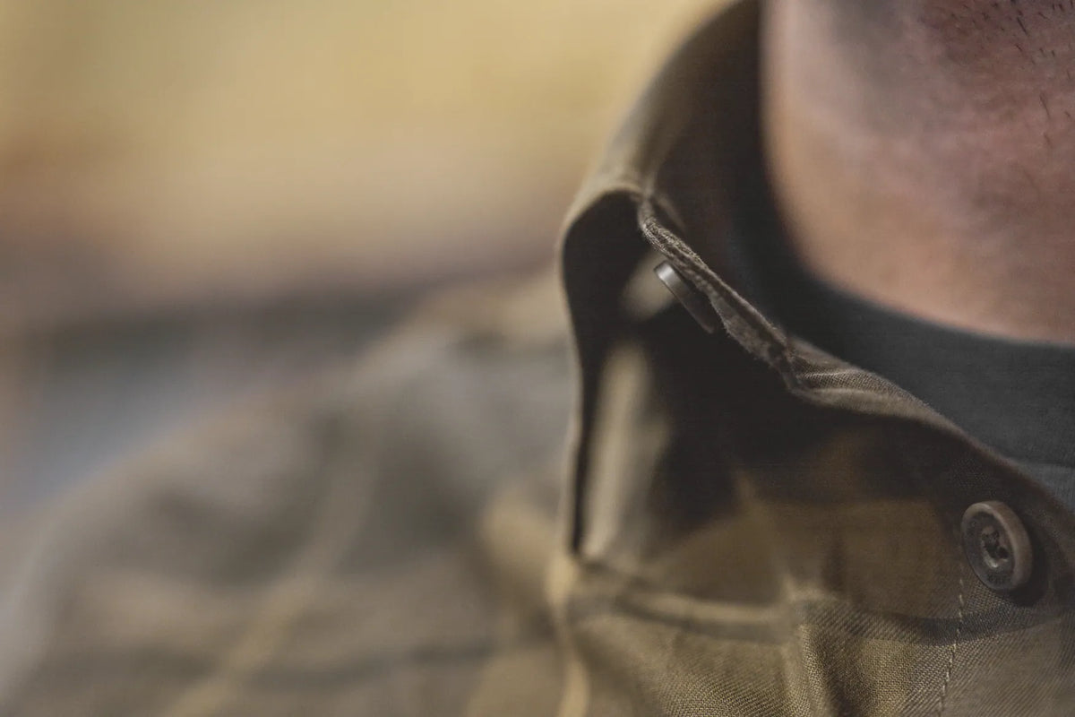 Akse L/S Shirt - Willow green check