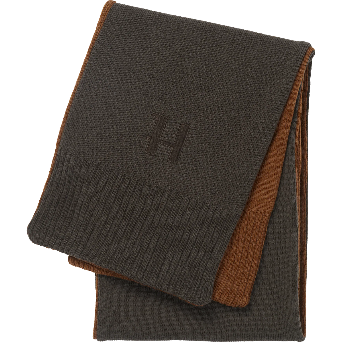 Härkila reversible Scarf - Shadow brown/Rustique clay