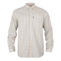 Haywood wool blend L/S shirt - Arabian spice check