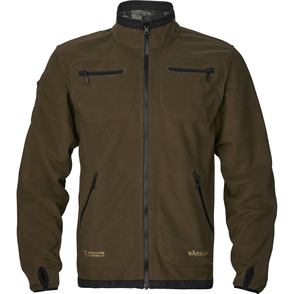 Kamko NOCTYX WSP rev. fleece jacket - AXIS MSP®Black/Willow green