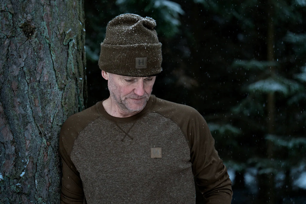 Kodiak CleverWool L/S t-shirt - Dark hunting green