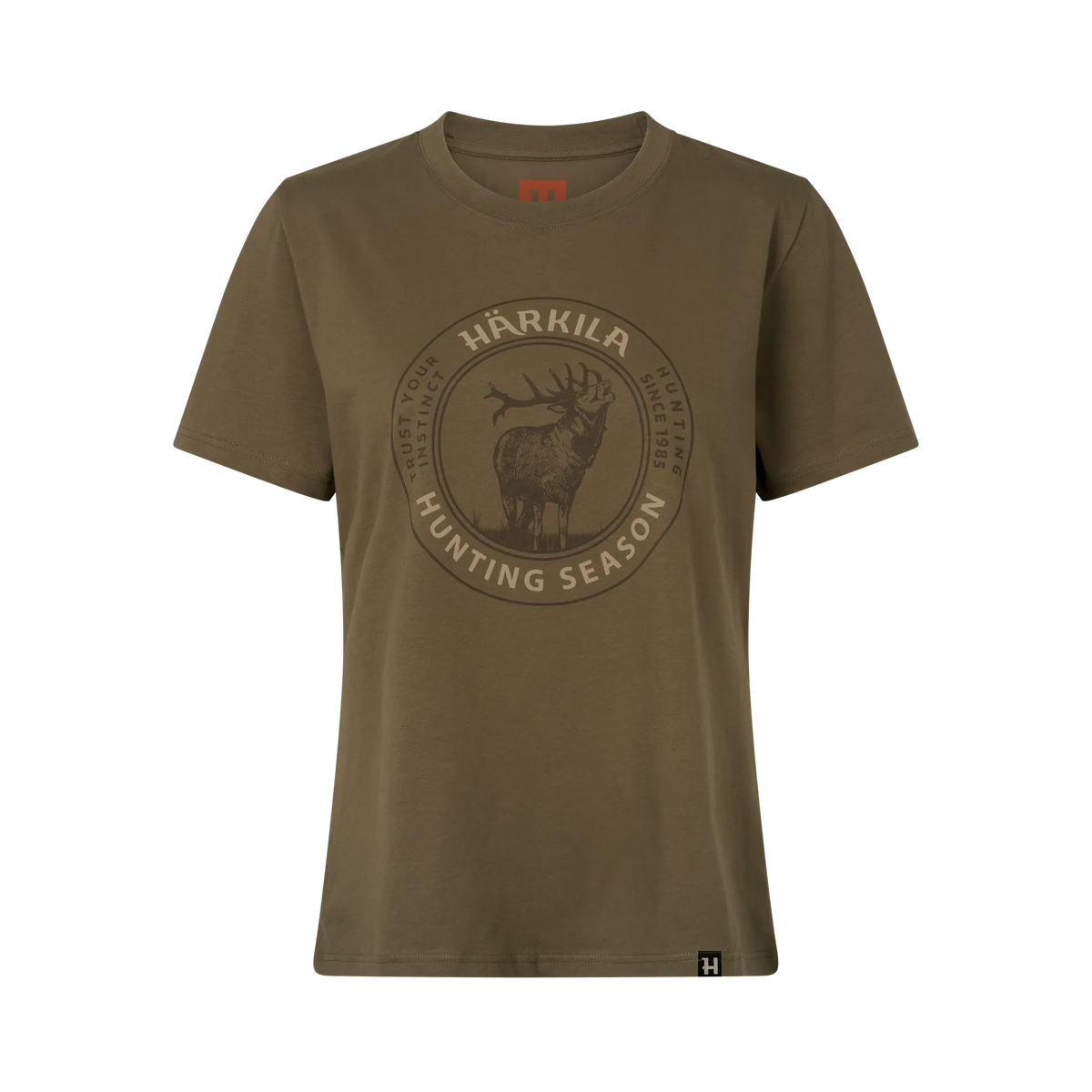 Härkila Stag Badge S/S T-shirt W - Beech
