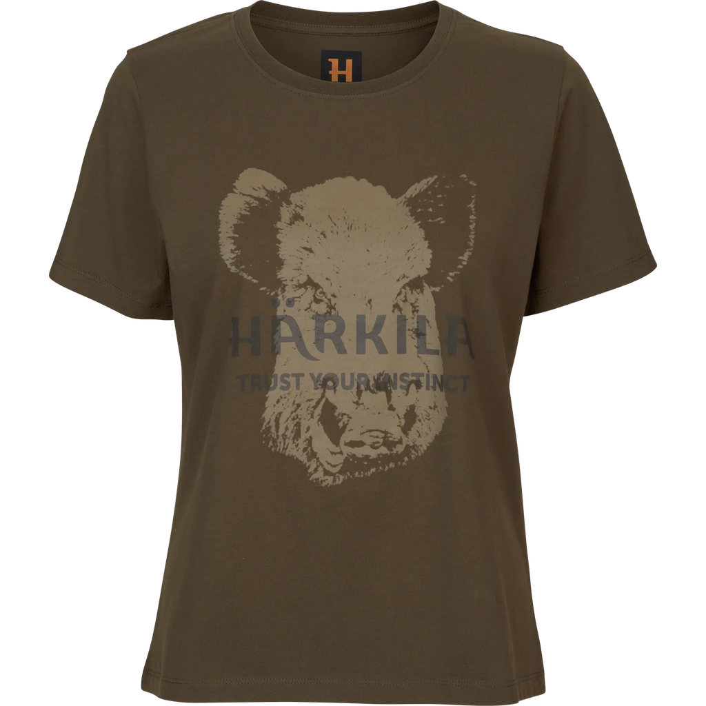 Härkila Wildboar S/S Tshirt W - Willow green