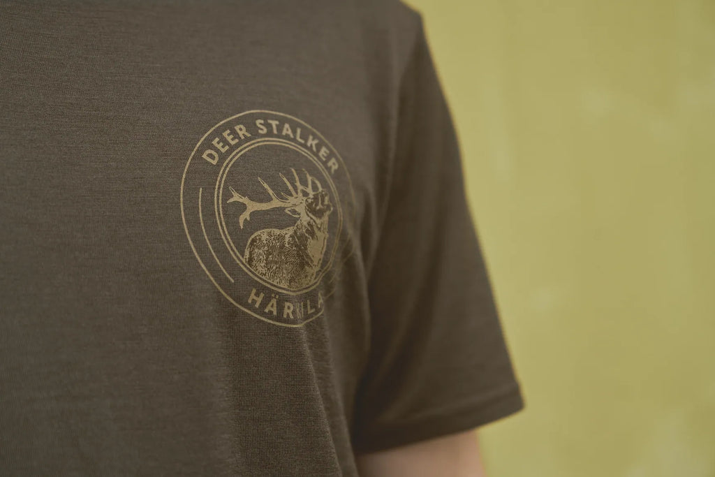 Härkila Game S/S t-shirt - Willow green stag