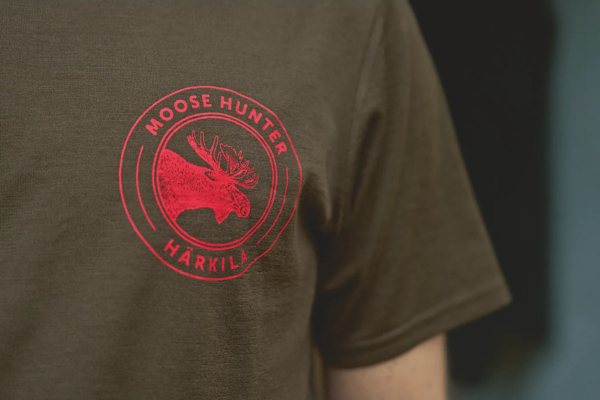 Härkila Game S/S t-shirt - Willow green moose