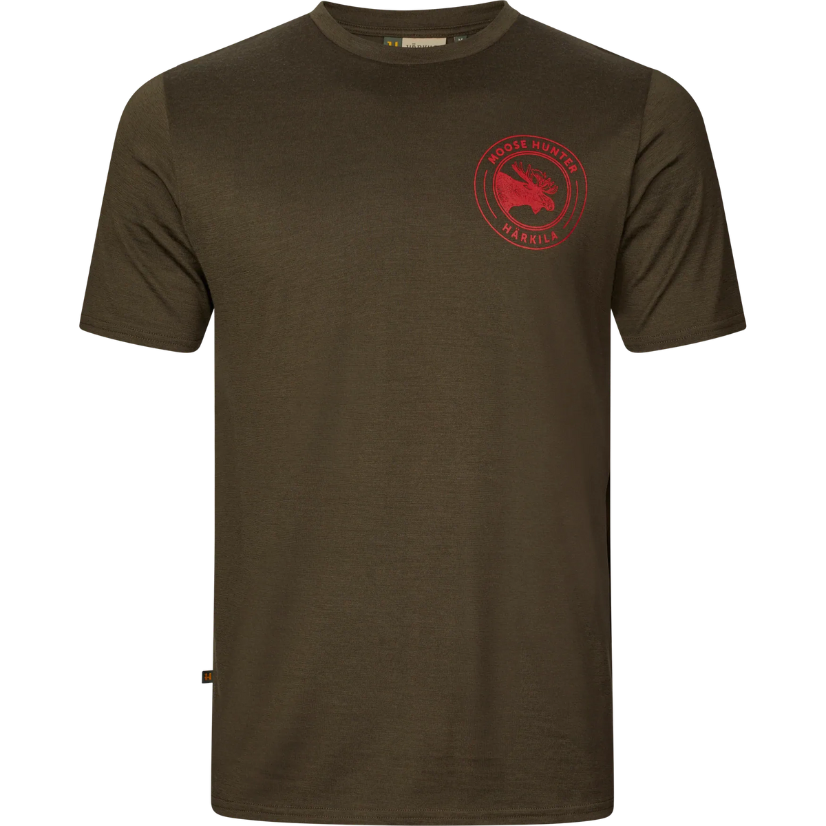Härkila Game S/S t-shirt - Willow green moose